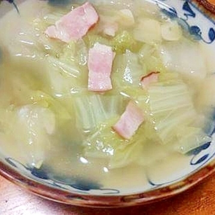 冬瓜と 白菜の スープ
